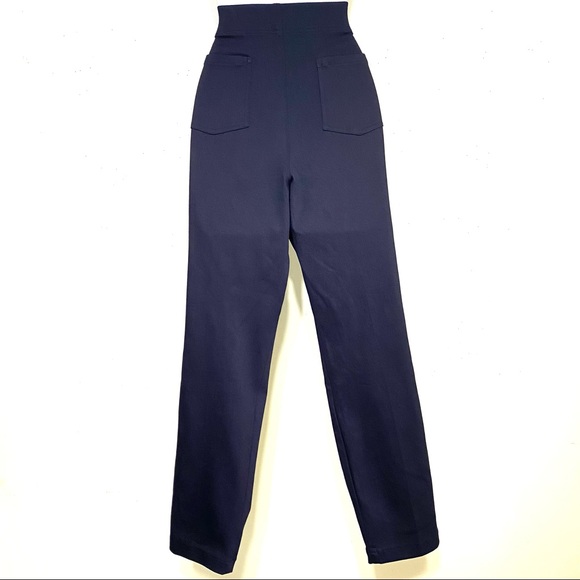 Counterparts BLACK straight leg pants. Pull-on waist 2 back pockets 2 faux front - Picture 5 of 10